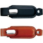 Leather Flip-Close USB Drive